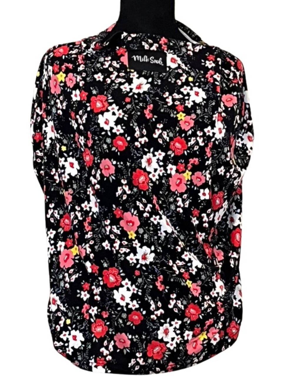 Milk Snob Black Floral 5-in-1 Nursing Car Seat Cover